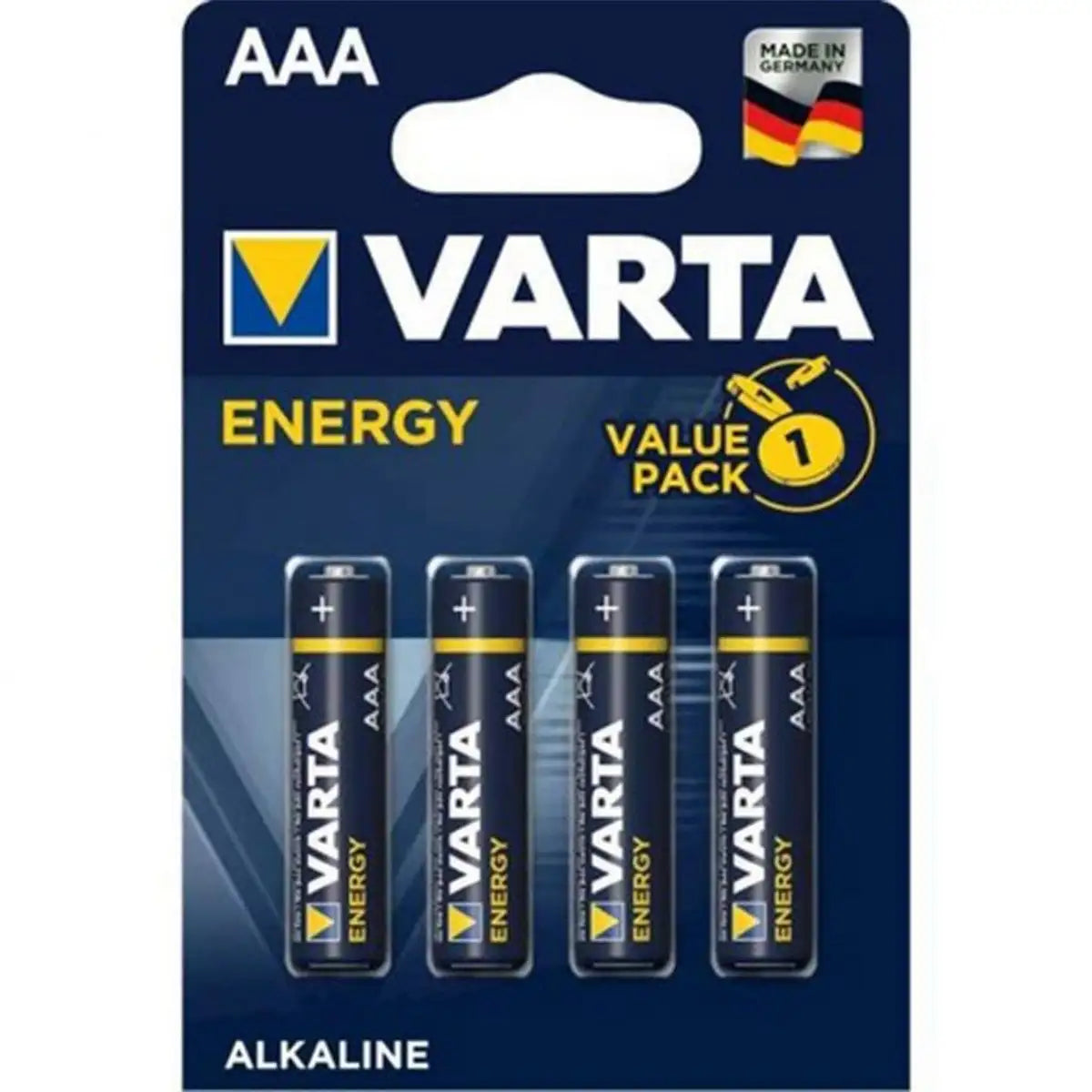 4stk AAA batterier