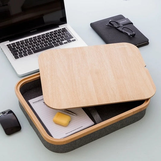 Det bærbare bordet til laptop med mulighet for oppbevaring