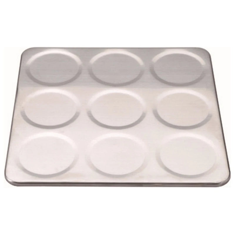 Magnetisk plate med plass til 9 beholdere til krydder