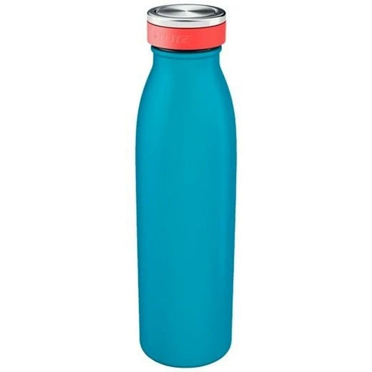 Blå isolert vannflaske