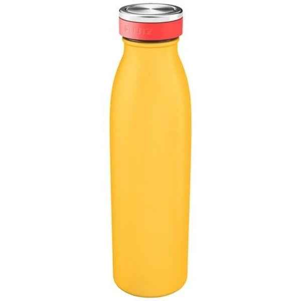 Isolerende vannflaske i gul farge