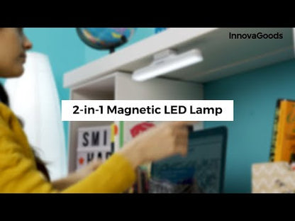 2-i-1 oppladbar LED-lampe